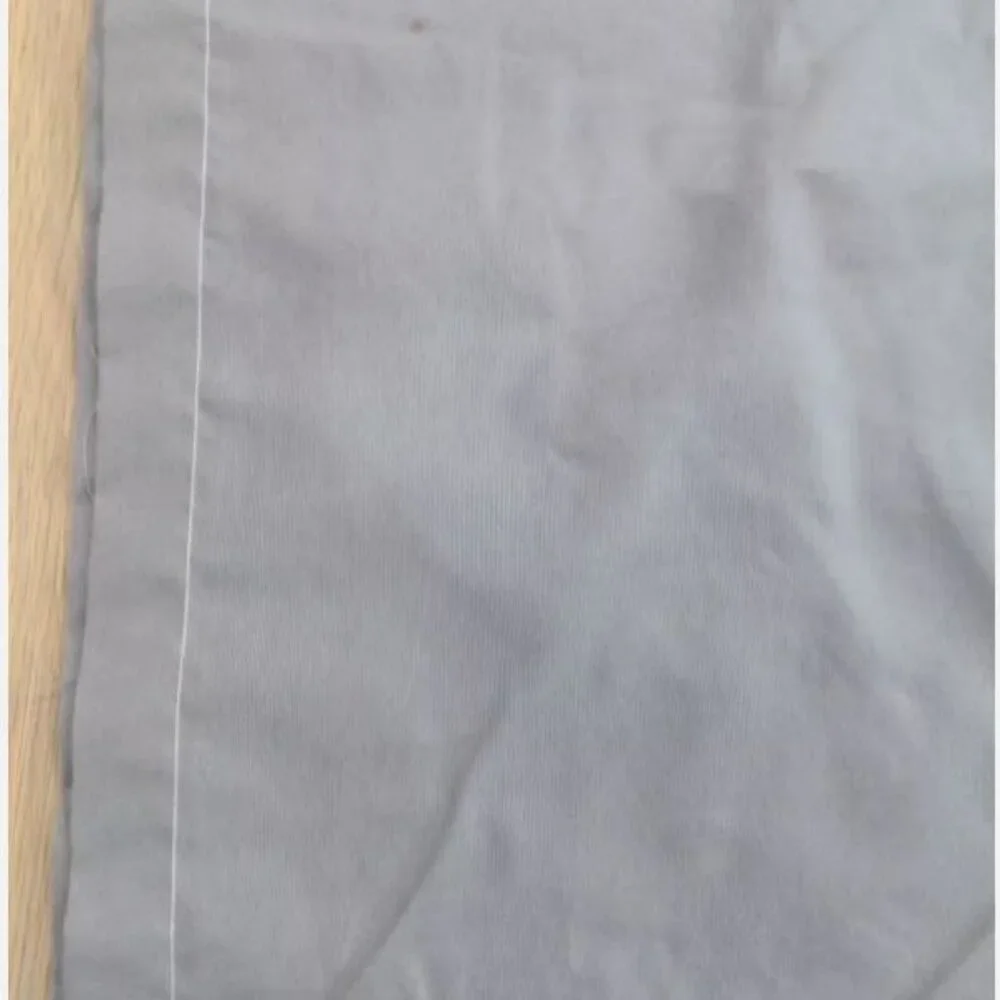 2 Pairs: IKEA Curtain VIVAN Gray Sheer Panel Window with Hardware Hemmed 79 x 55